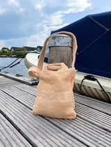 cross body bag peach