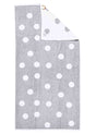 Dots zilvergrijs_Badlaken