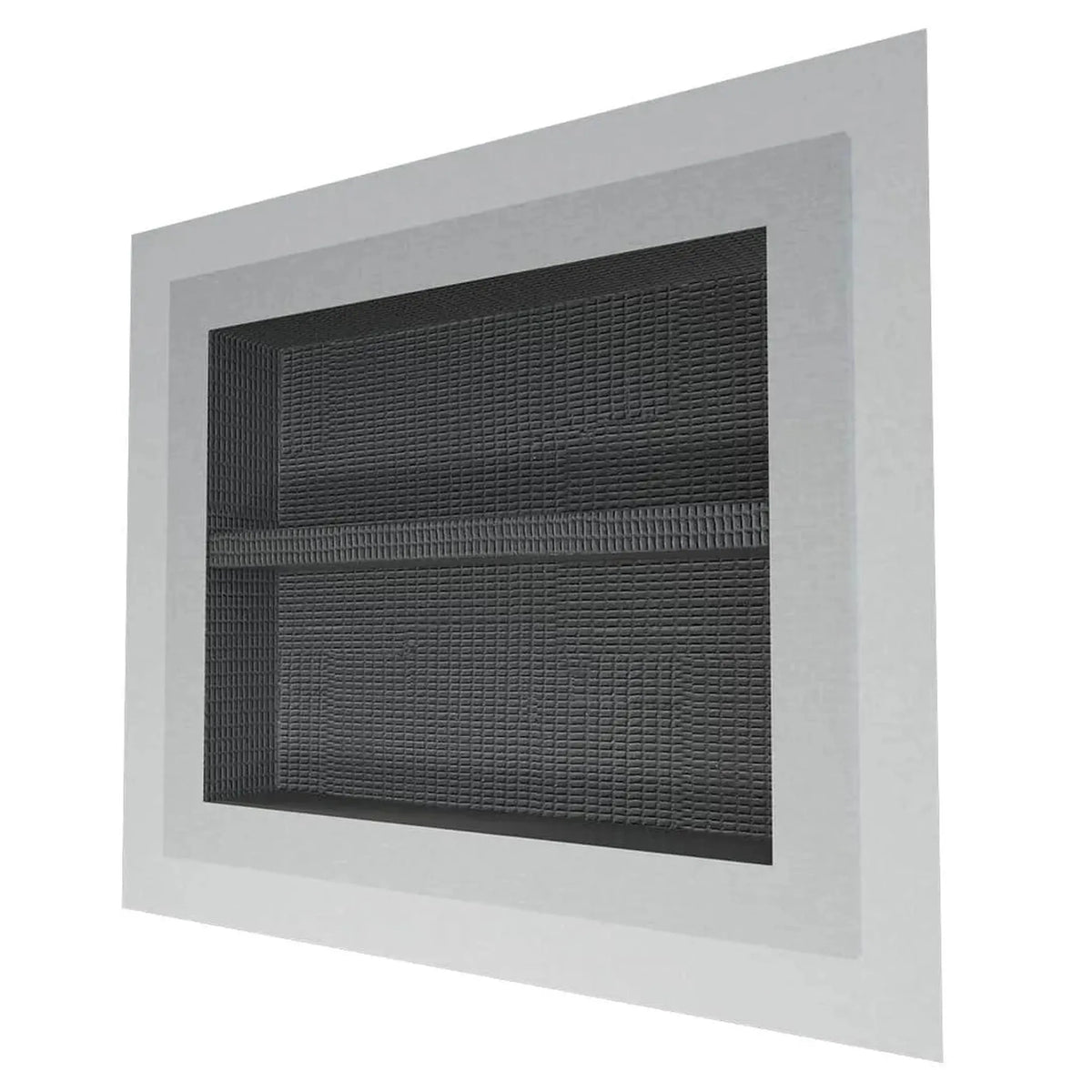 Zijaanzicht van de betegelbare inbouwnis PRO 400 x 500 x 87 mm met afdichtingsvlies en tussenschap #A0005002