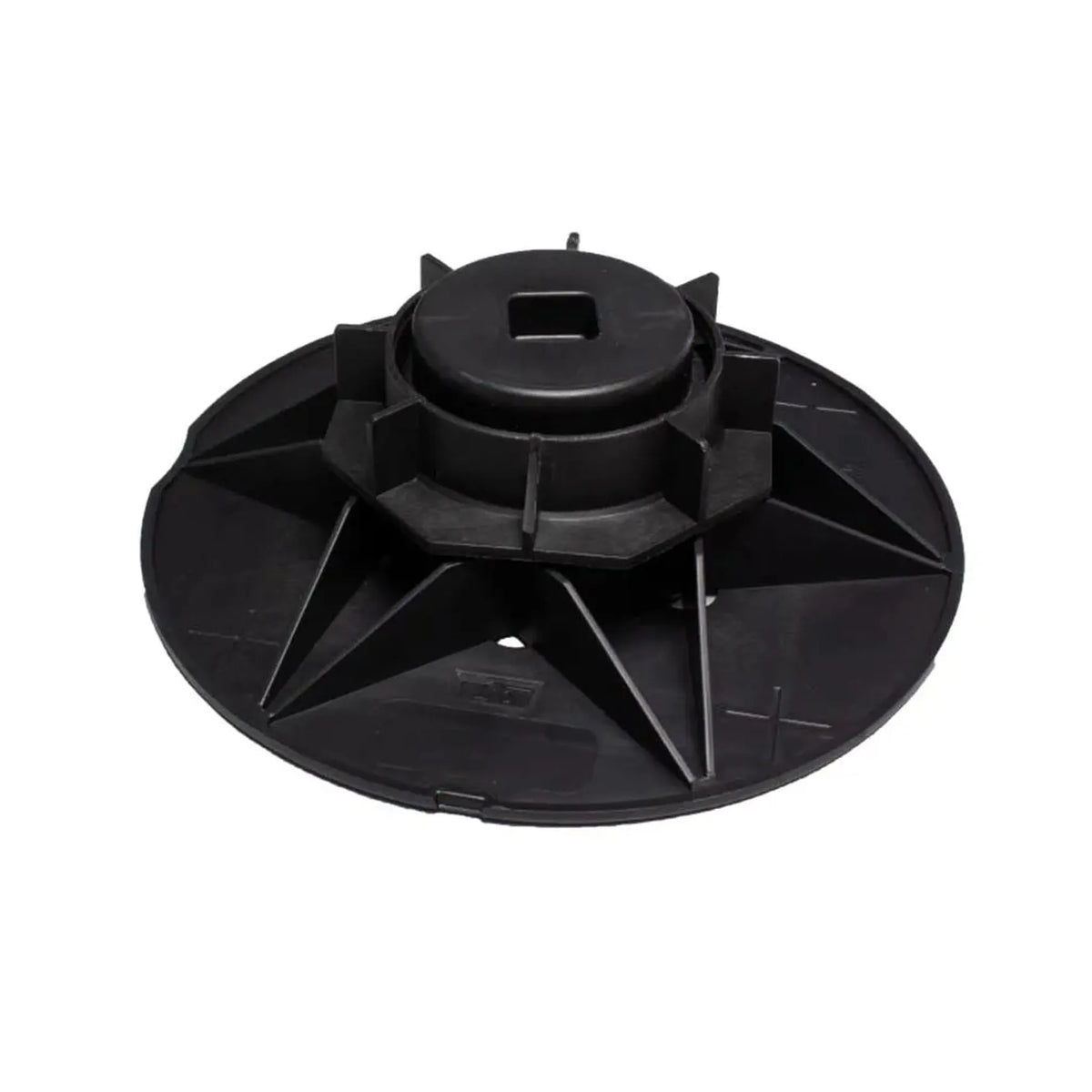 Close-up black DURAL pedestal base Flexibal BAO 2 #A0003356 #A0003357
