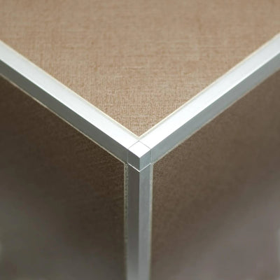 DURAL pièces d'angles pour profilé carré alu argent brossé – Vue 2