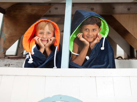 Hoody strandlaken velours