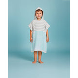 Kinderponcho Playa blauw