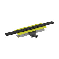 Skracalny komplet odpływu liniowego do połączenia ściennego z czarnym rusztem i wysokością zabudowy 71 mm #A0005336 #A0005342 #A0005348