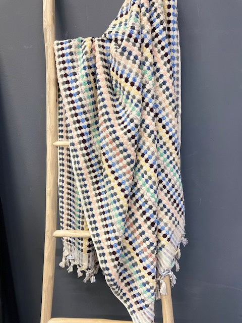 Luxe hamamdoek met franjes Patty