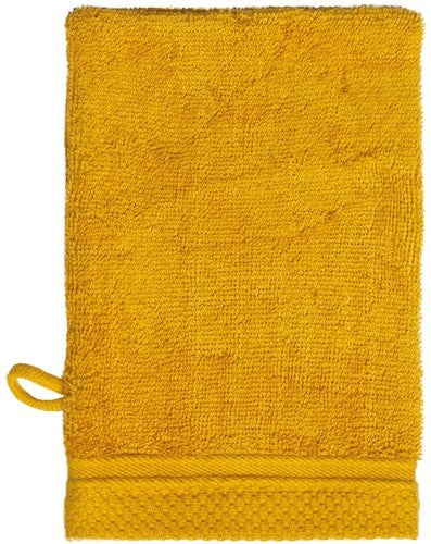 Luxe handdoeken okergeel