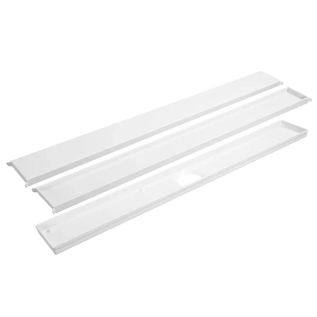 Caniveau de douche carrelable MyVarioLine revêtu blanc #A0005151 #A0005163
