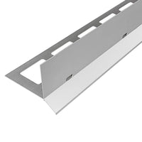Profilé pour balcon en forme de Y, revêtement argenté mat, avec fentes de drainage #FR0001287
#FR0001294
#FR0001295