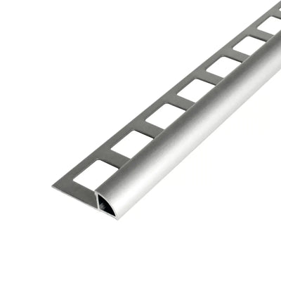 Profilé pour carrelage quart de rond alu argent