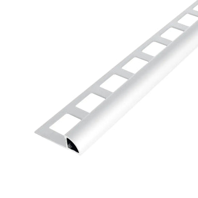 Viertelkreisprofil Aluminium weiß