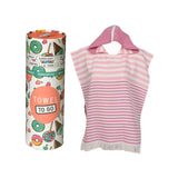 Kinderponcho Playa roze