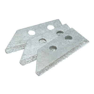 Lames de rechange pour grattoir joint carrelage 3 pièces