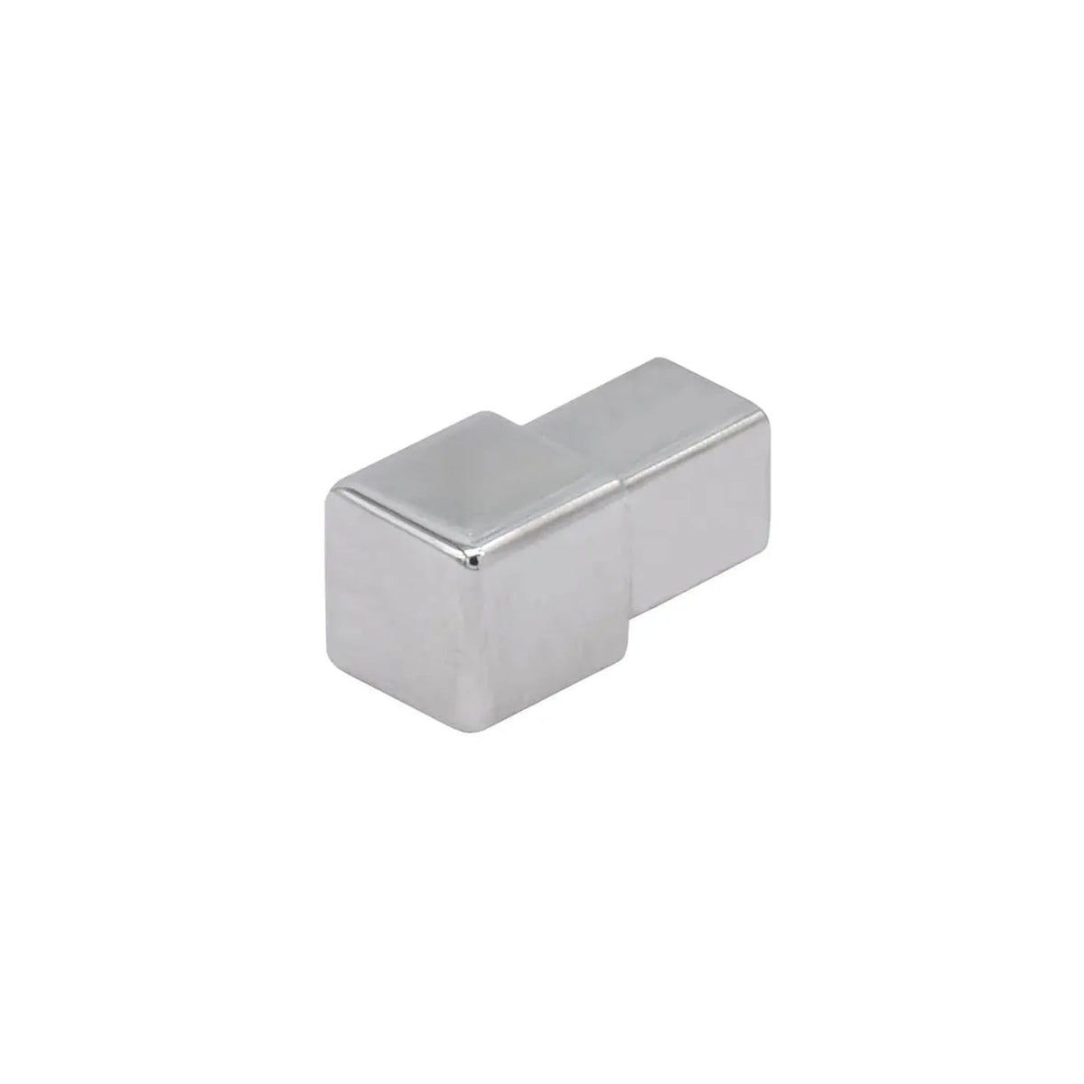 Cube-shaped corner piece square profile made of polished stainless steel with highly glossy appearance and mounting pin #A0001785
#A0001801
#A0001825
#A0002746
#A0003541