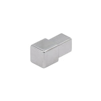 Cube-shaped corner piece square profile made of polished stainless steel with highly glossy appearance and mounting pin #A0001785
#A0001801
#A0001825
#A0002746
#A0003541