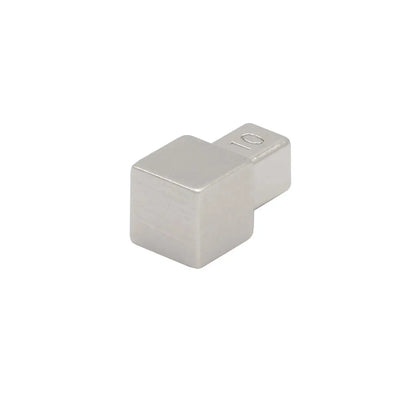 DURAL Eckstücke Quadratprofil Aluminium titan gebürstet