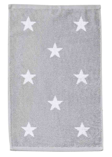 Ster zilvergrijs_Gastendoek