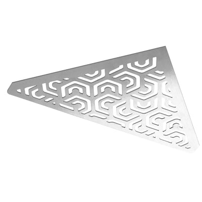 Tablette de douche triangulaire en inox
