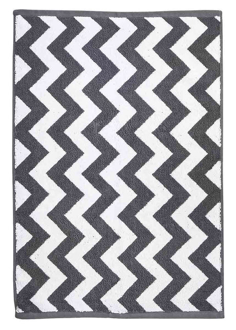 Zigzag antraciet_Badmat