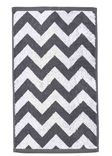 Zigzag antraciet_Gastendoek