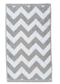 Zigzag zilvergrijs_Gastendoek