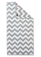 Zigzag zilvergrijs_handdoek
